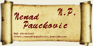 Nenad Paučković vizit kartica
